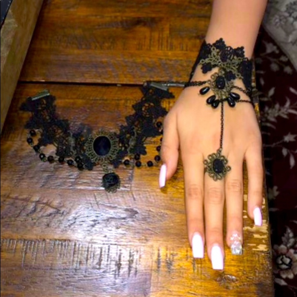 Black and gold and never used all new